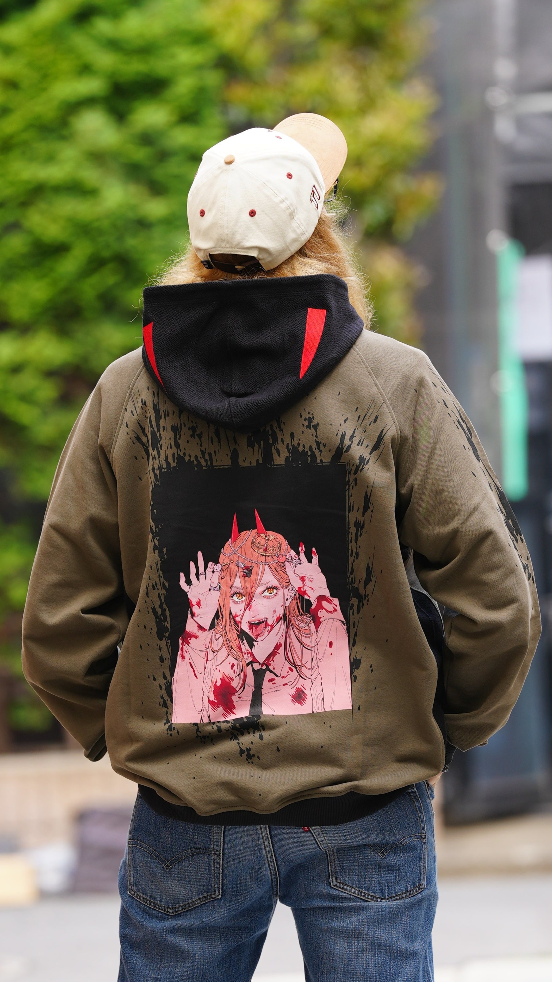 Hoodie Power Kaki