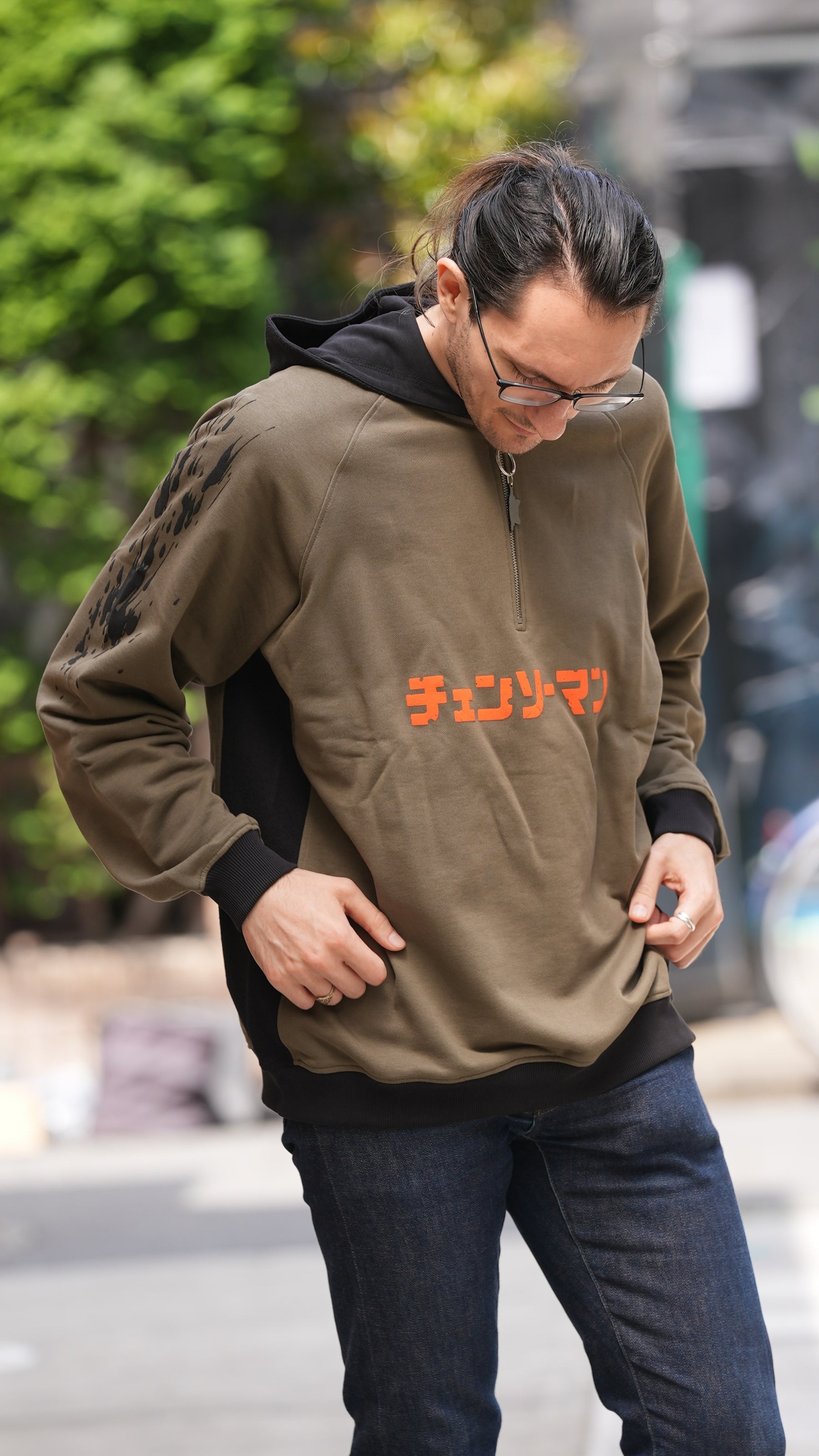 Hoodie Power Kaki