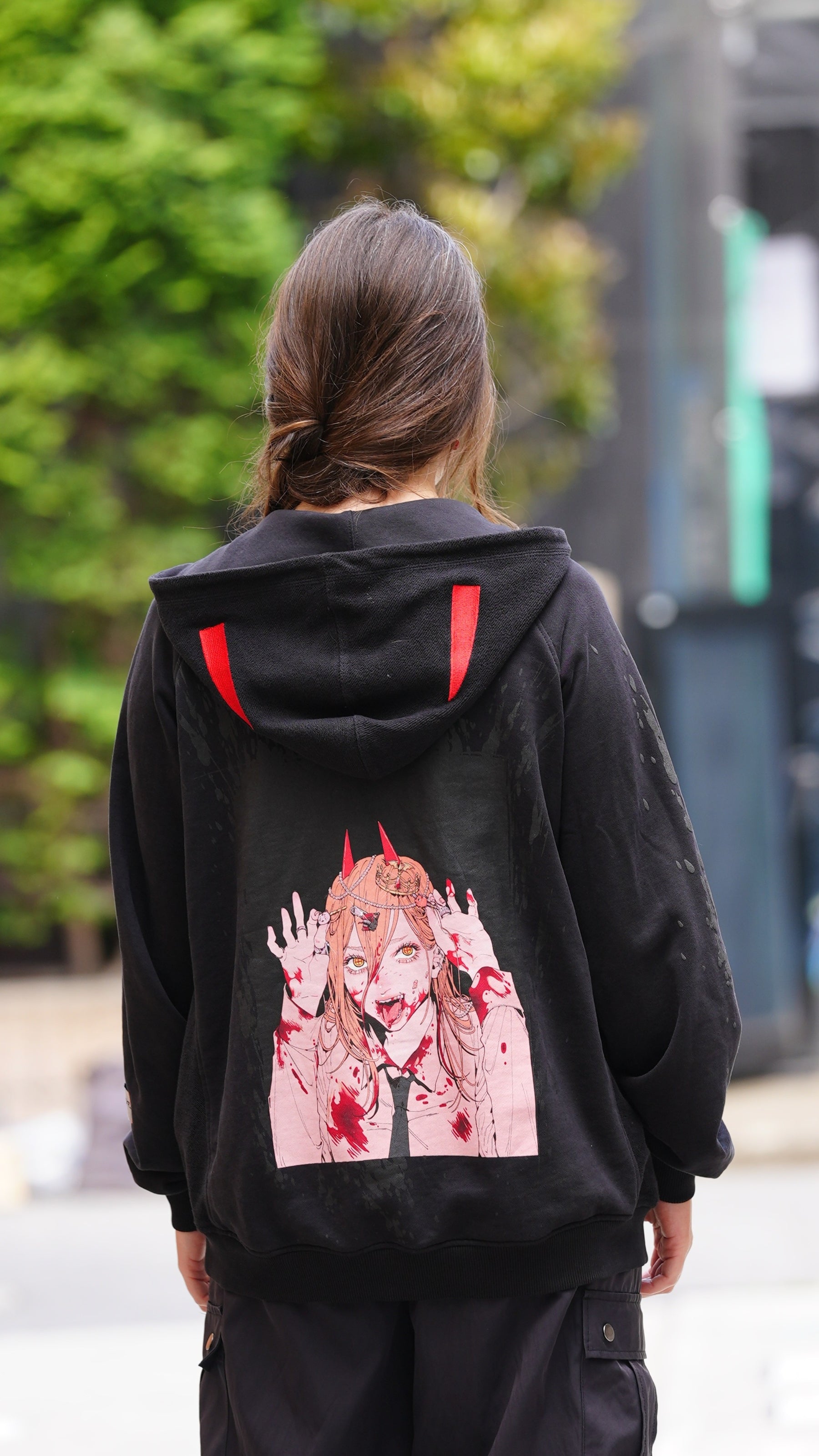 Hoodie Power Black