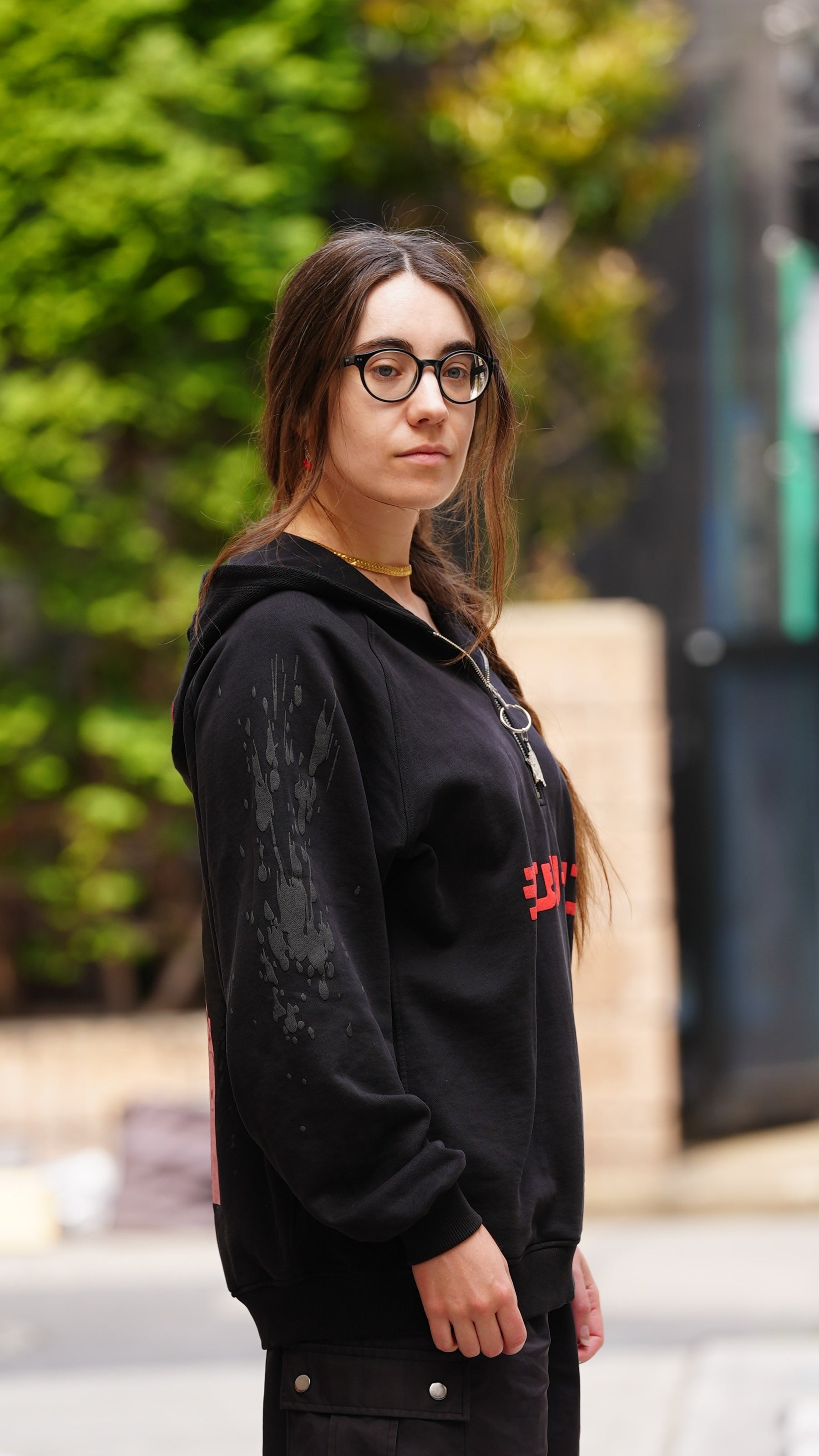 Hoodie Power Black