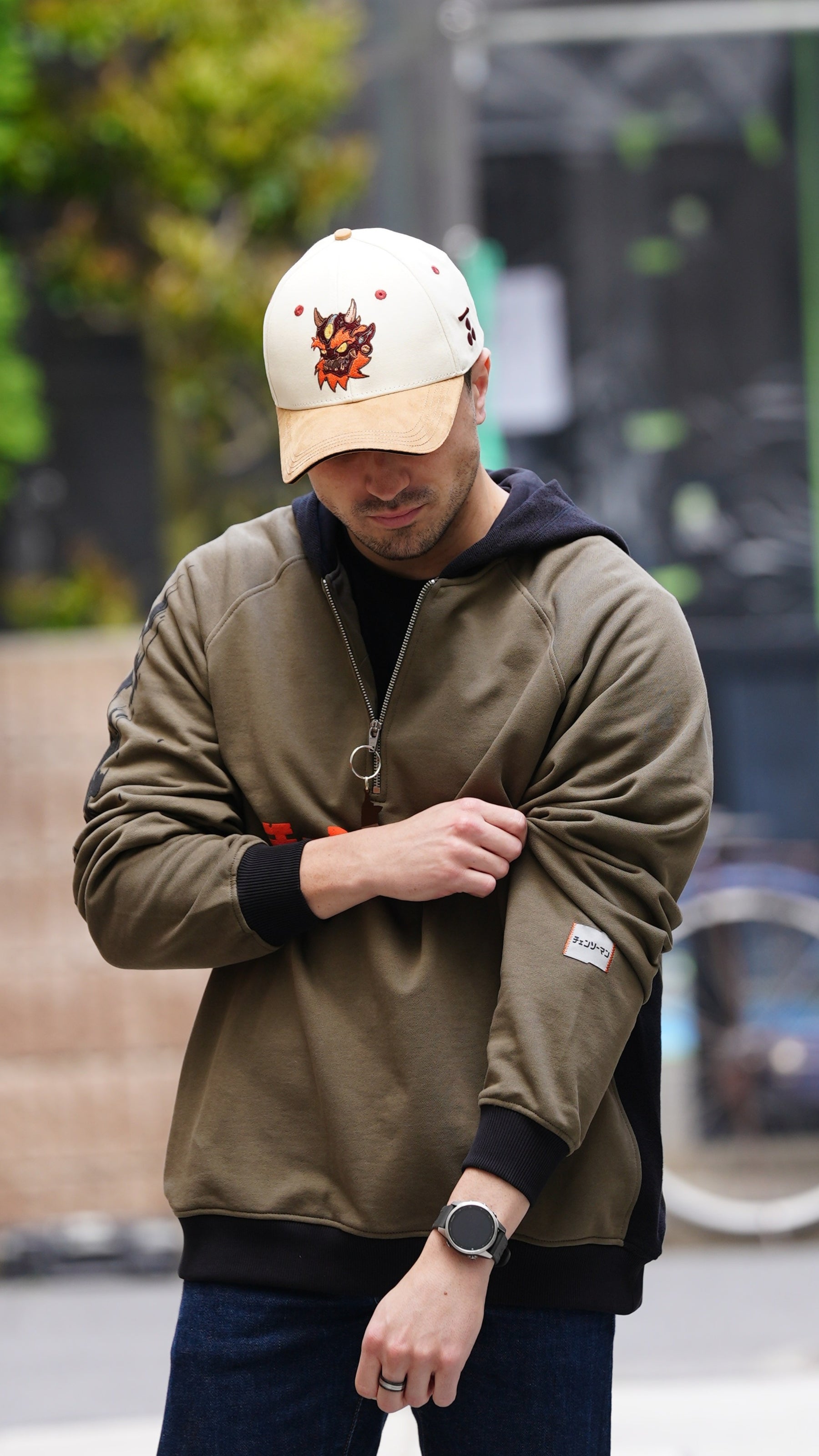 Hoodie Power Kaki