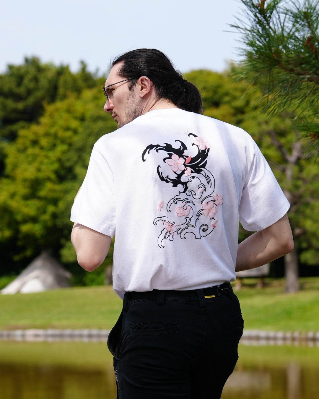 T-shirt Sakura Blanc - 3 participations