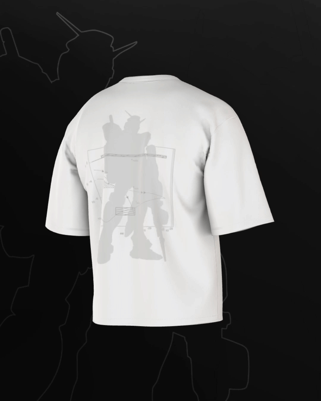T-shirt Mecha - White