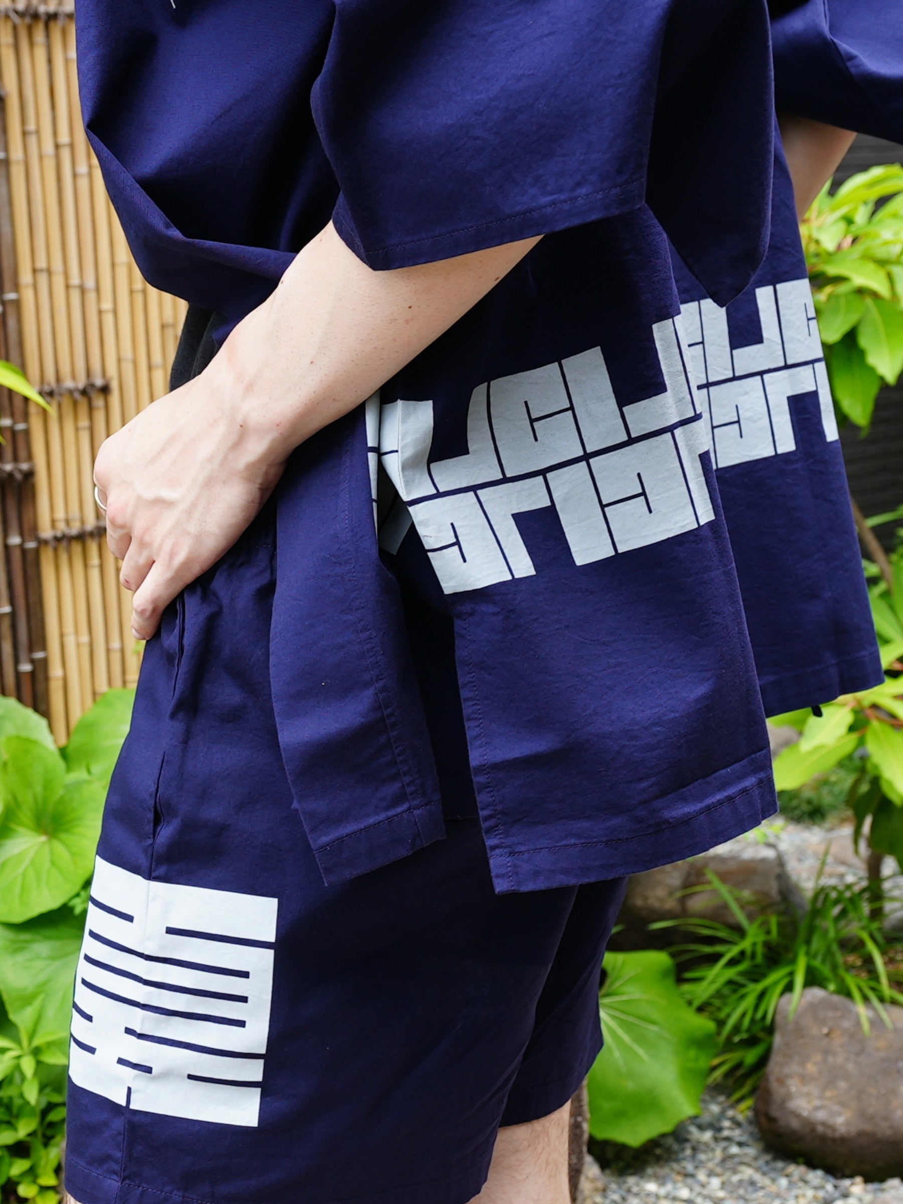 Short Navy - ensemble Yukata
