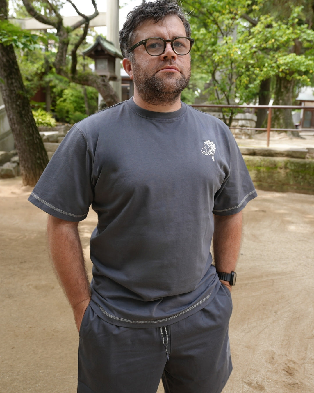 T-shirt Yukata - Gris