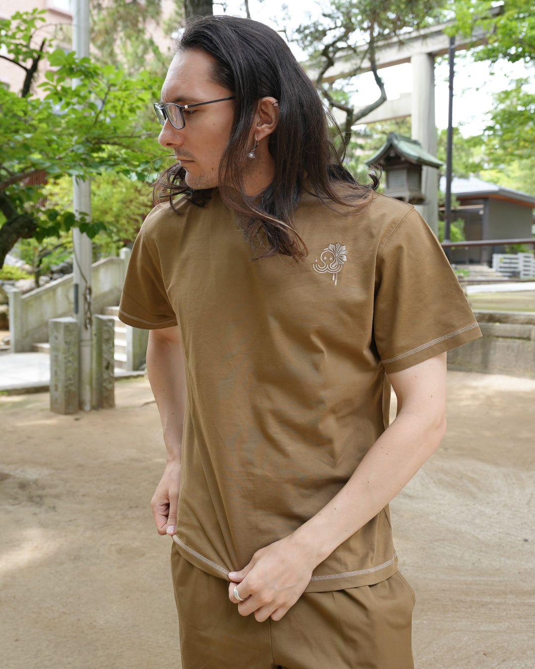 T-shirt Yukata - Beige
