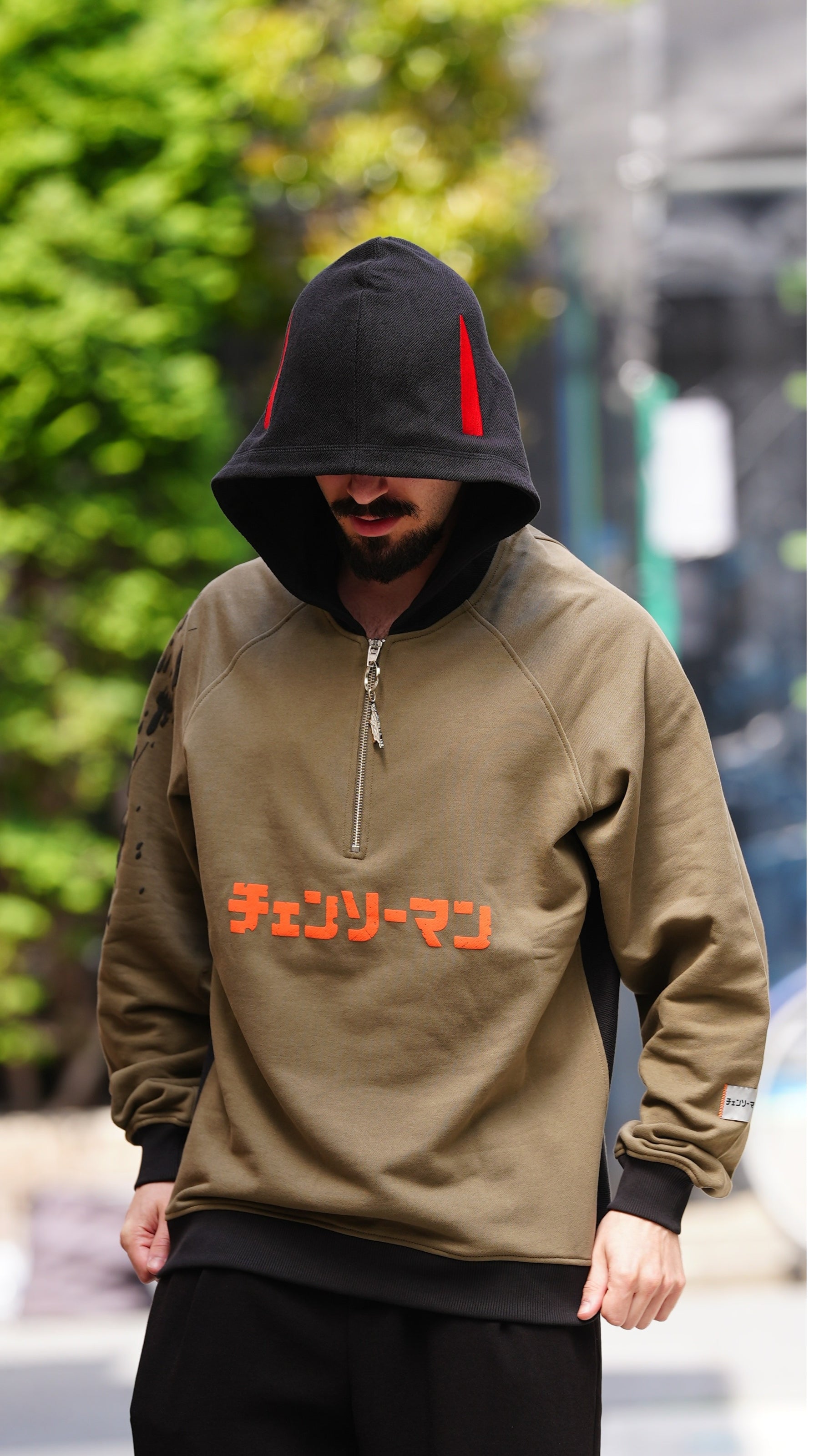 Hoodie Power Kaki