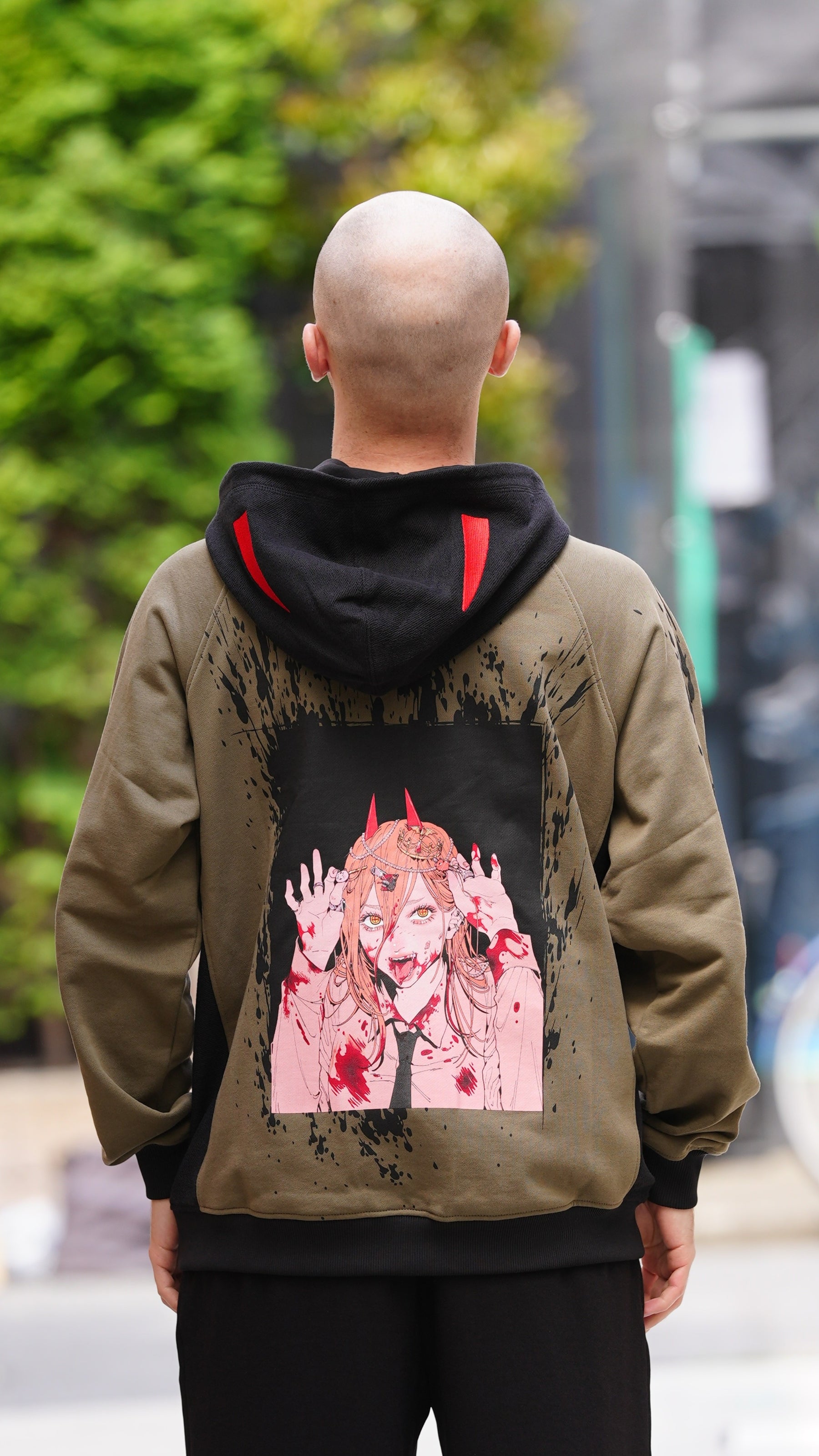 Hoodie Power Kaki