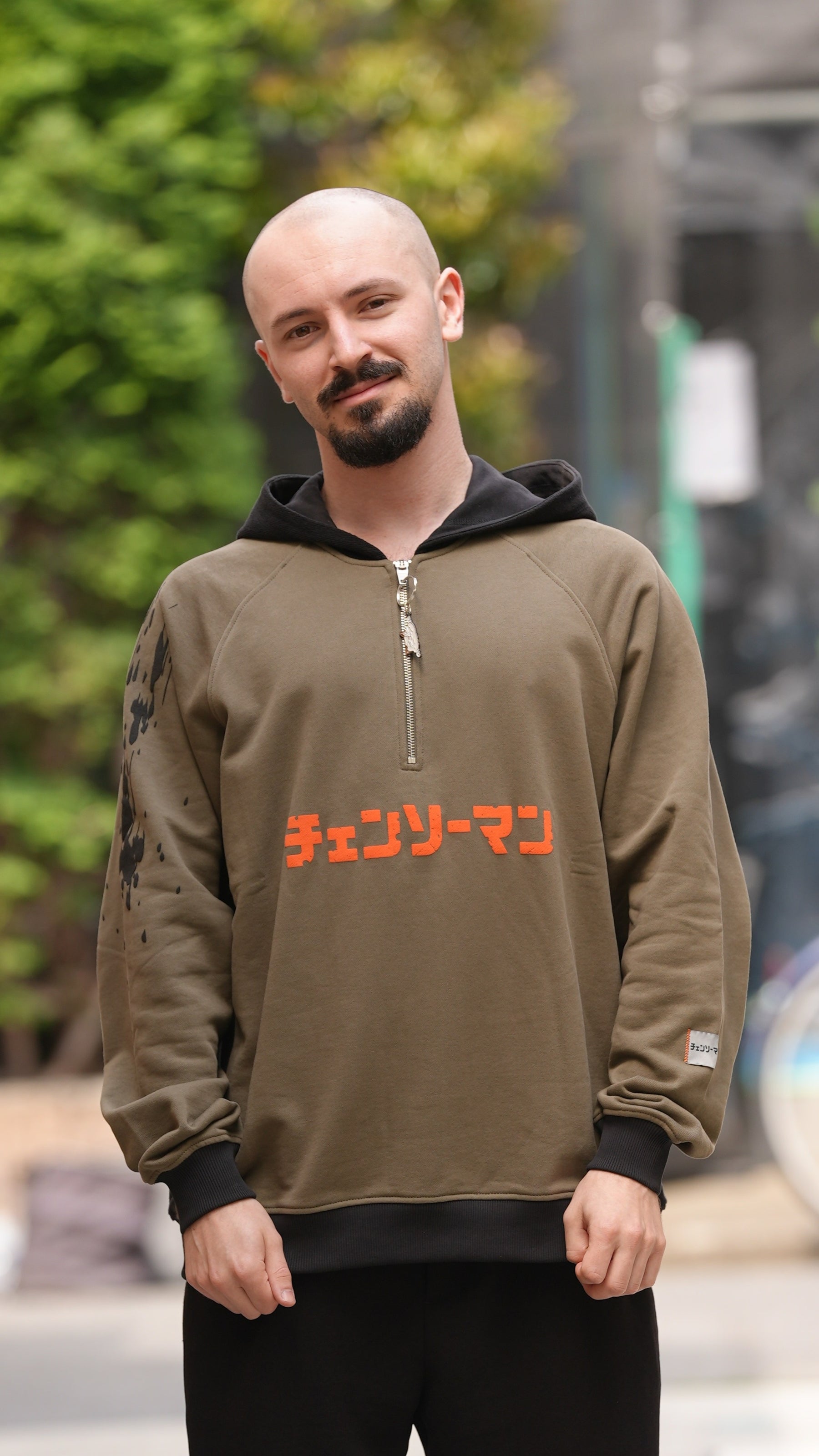 Hoodie Power Kaki