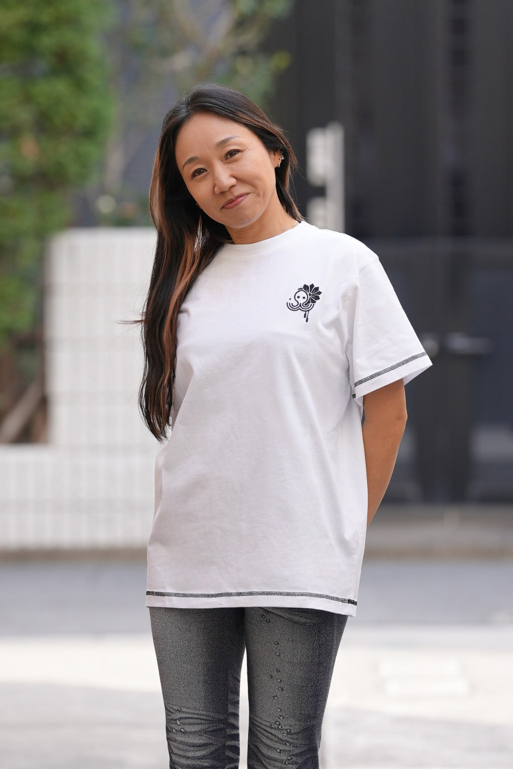 T-shirt Yukata Blanc