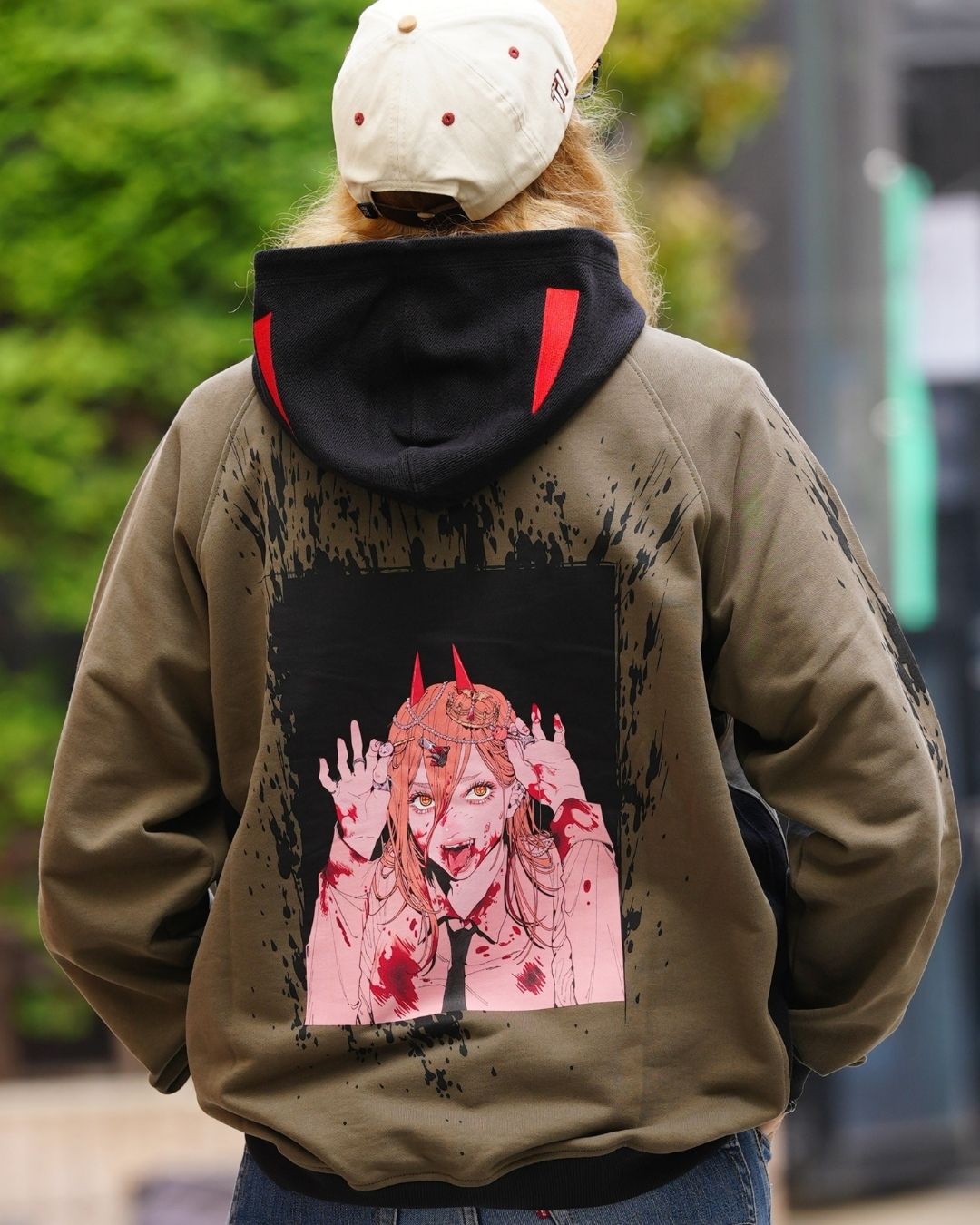 Hoodie Power Kaki