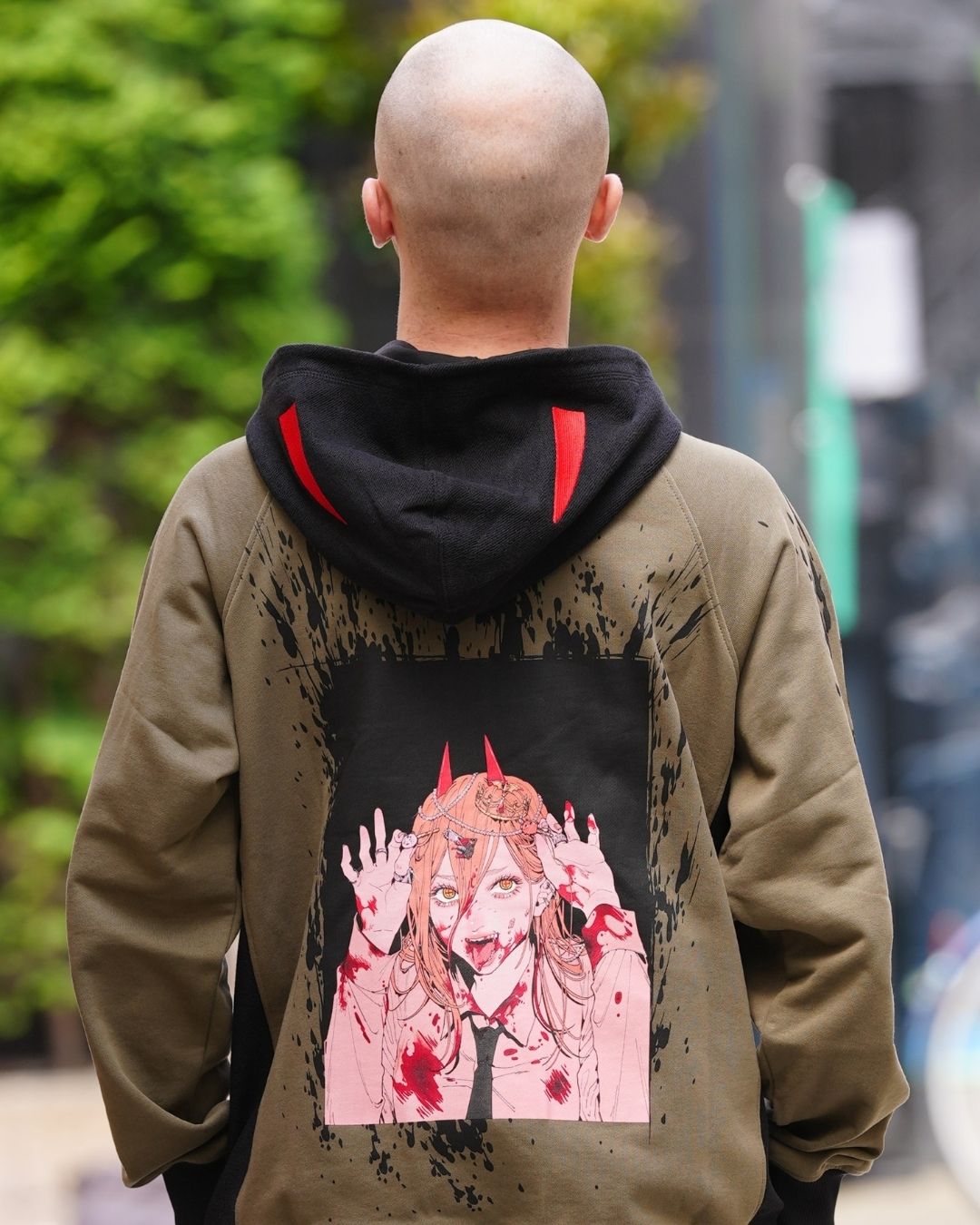 Hoodie Power Kaki