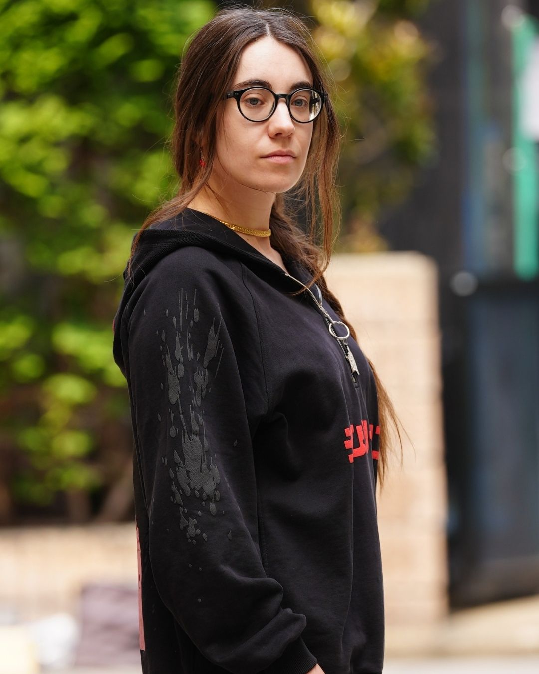 Hoodie Power Black