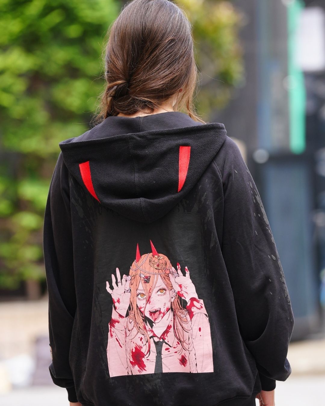 Hoodie Power Black
