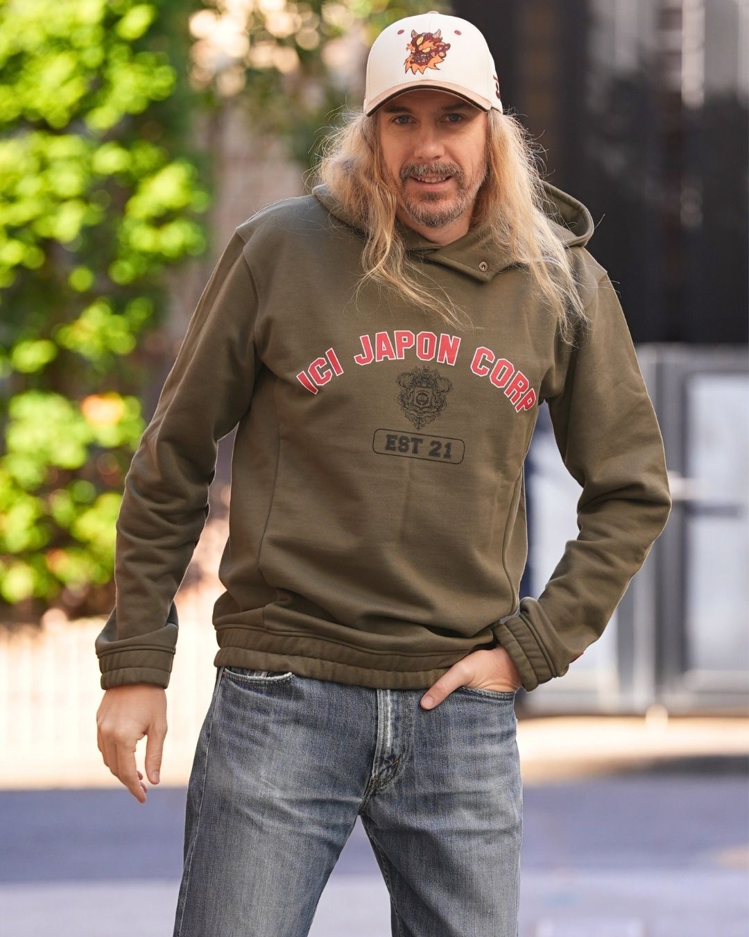 Hoodie Neo Samourai Kaki - NOUVELLE COUPE