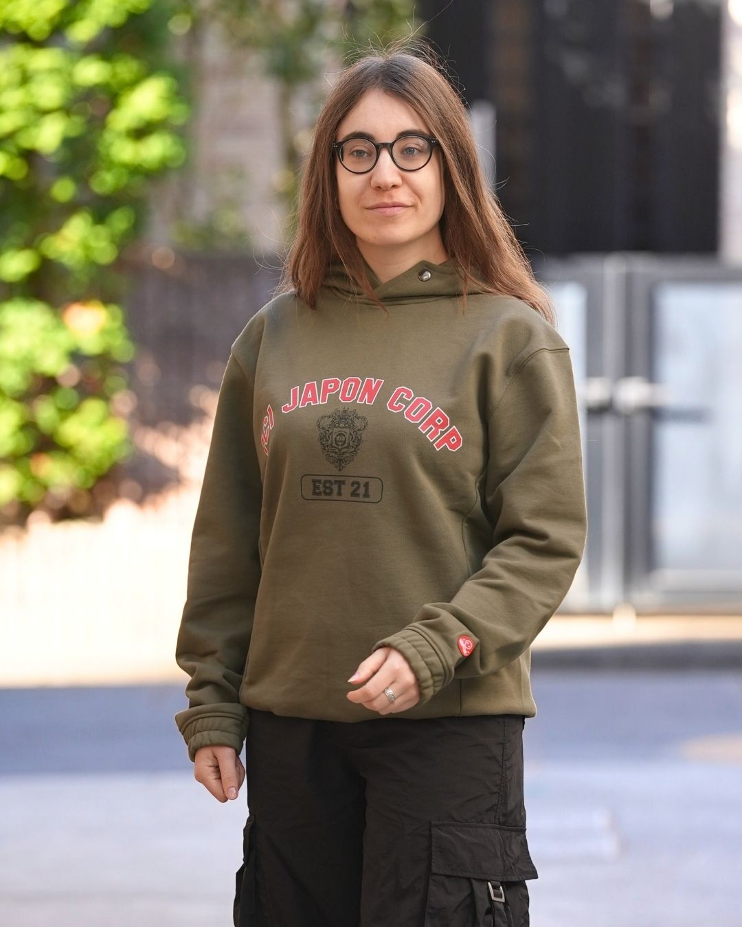 Hoodie Neo Samourai Kaki - NOUVELLE COUPE