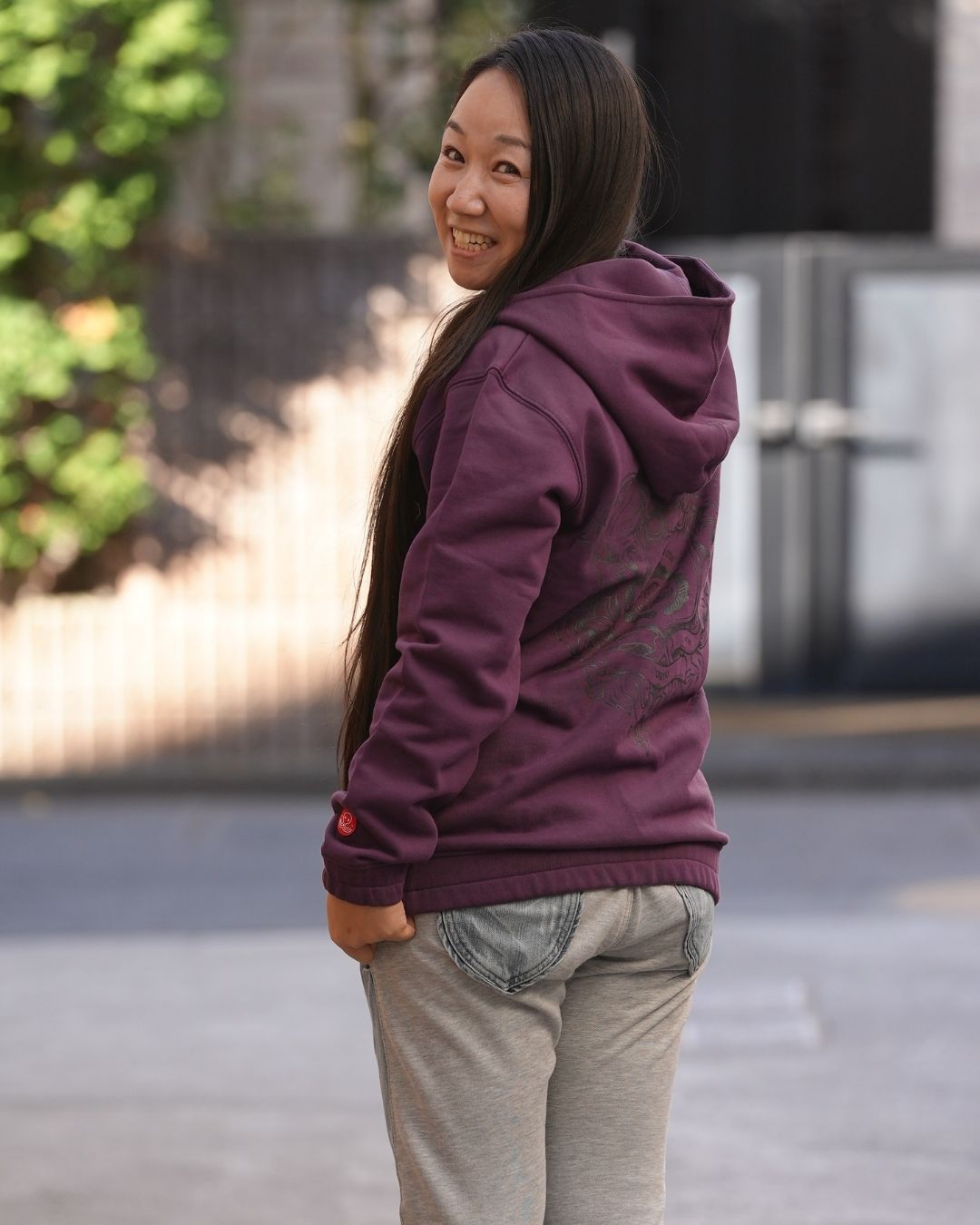 Hoodie Neo Samourai Violet - NOUVELLE COUPE
