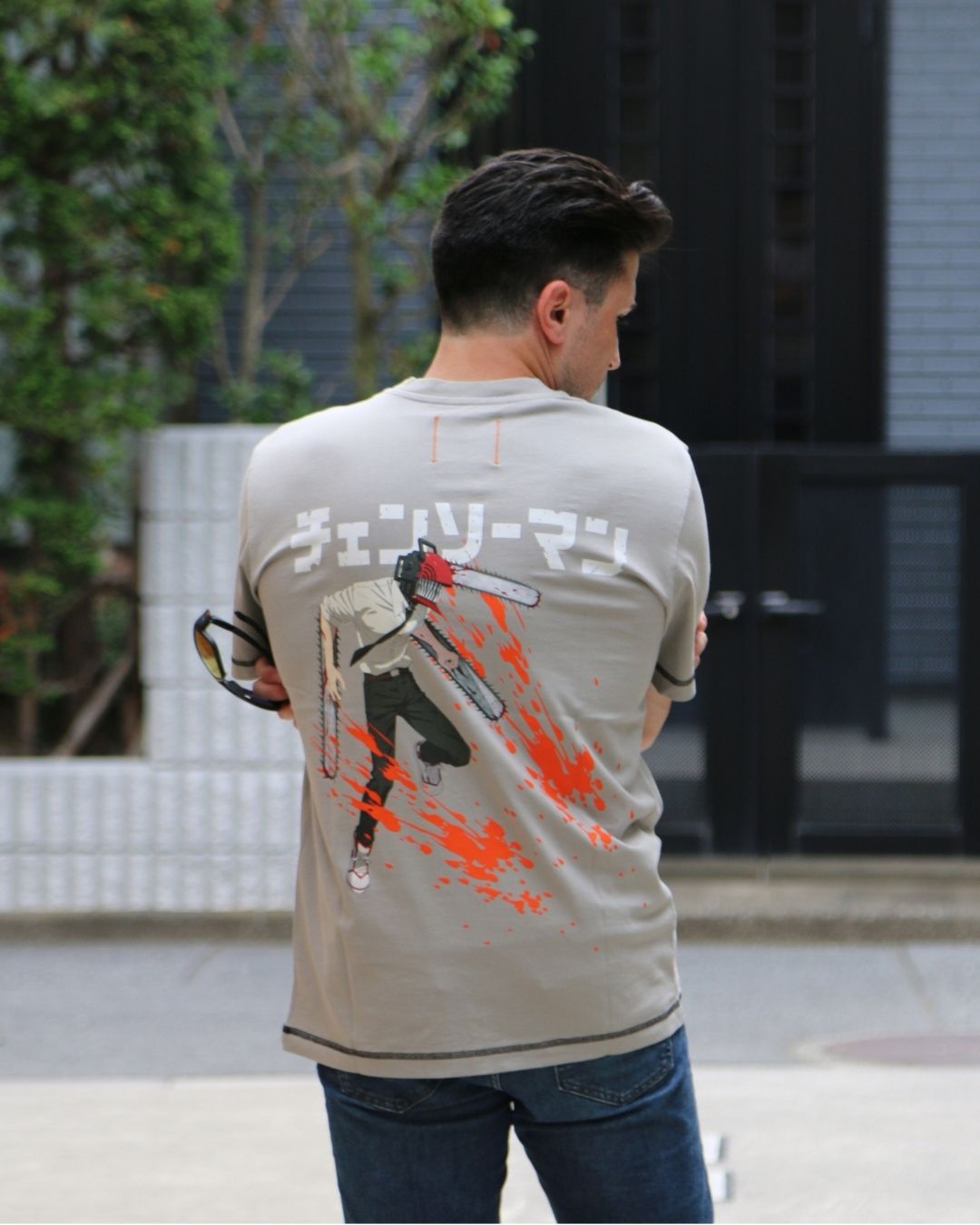 T-shirt Denji Gris - Collection Chainsaw Man