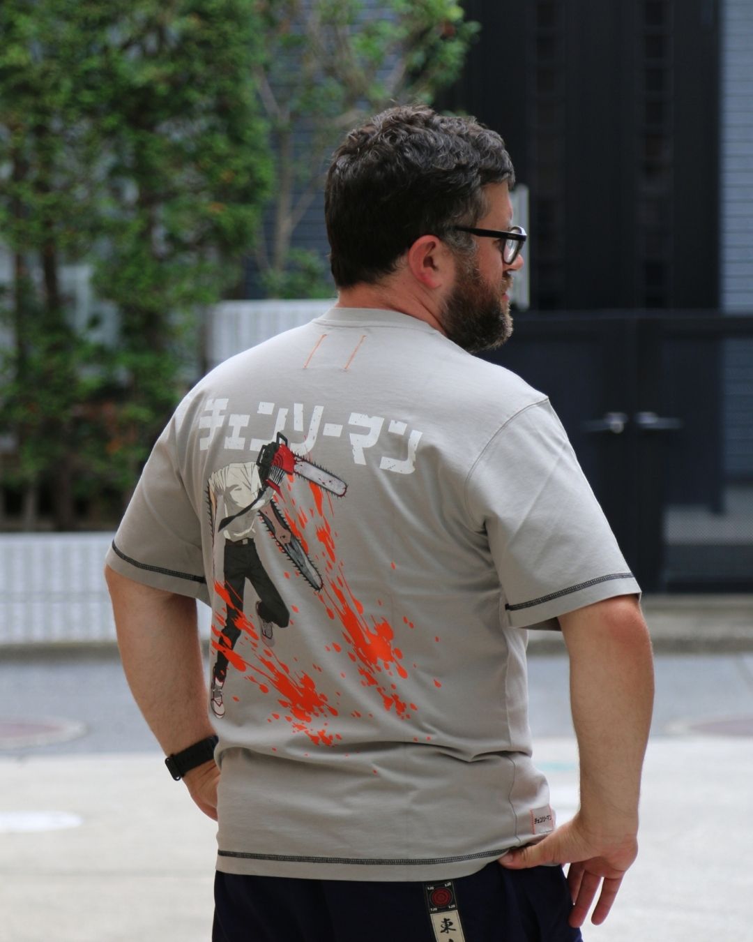 T-shirt Denji Gris - Collection Chainsaw Man