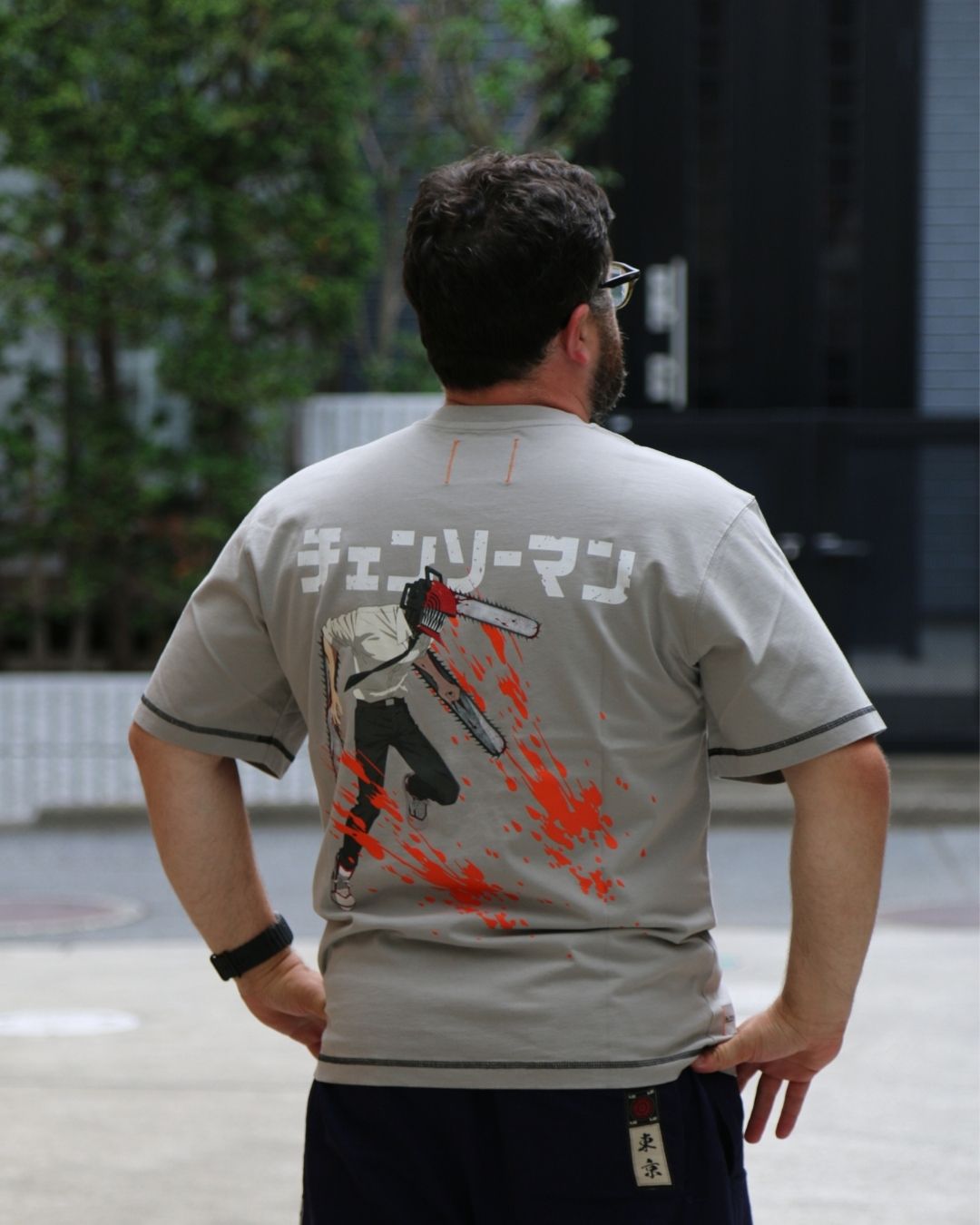 T-shirt Denji Gris - Collection Chainsaw Man