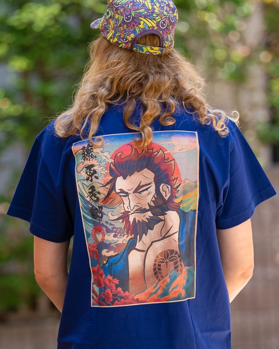 T-shirt Fujiwara - Bleu