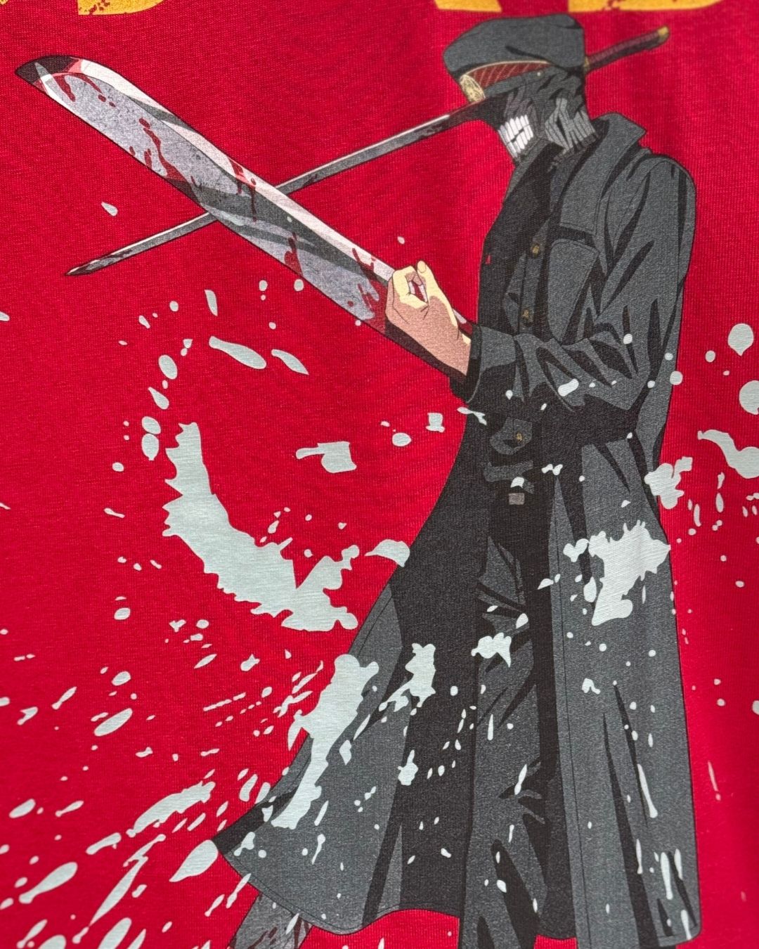 T-shirt Katana Man Red - Collection Chainsaw Man