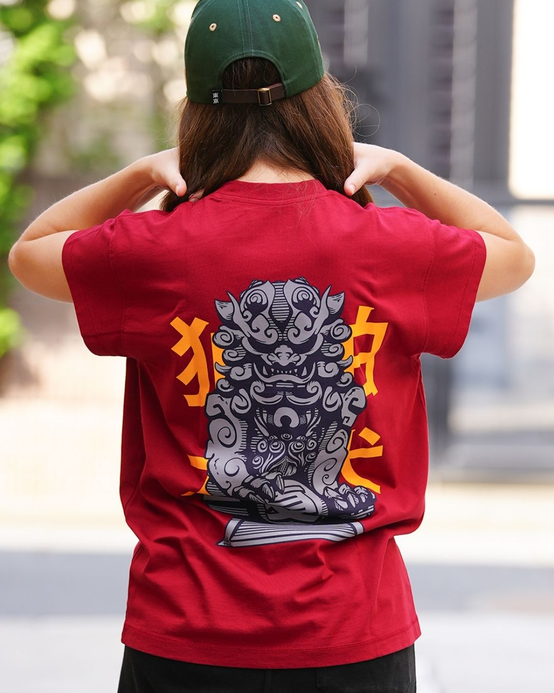 T-shirt Komainu - Rouge