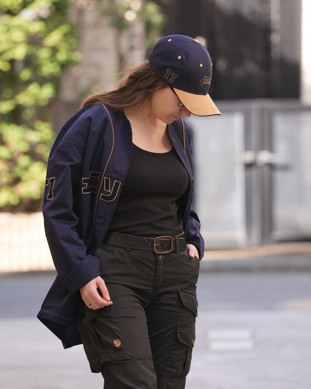 Veste Baseball Chainsaw Man - Denji Navy