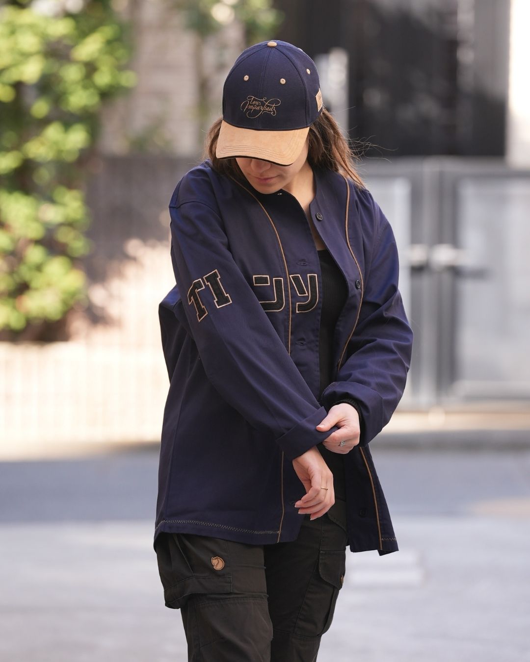 Veste Baseball Chainsaw Man - Denji Navy