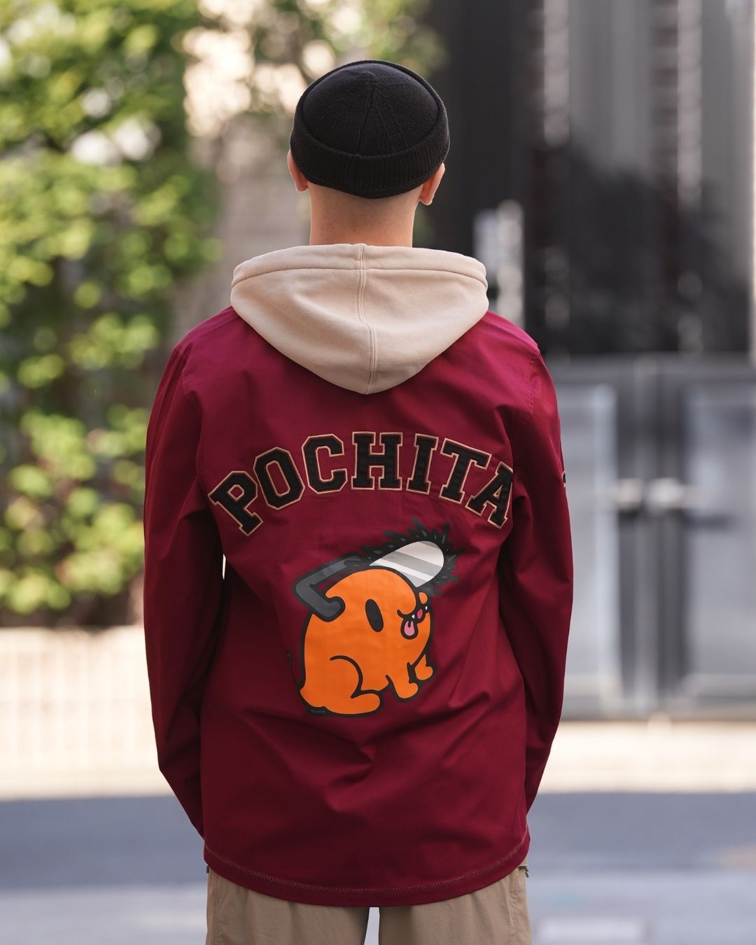Veste Baseball Chainsaw Man - Pochita Red