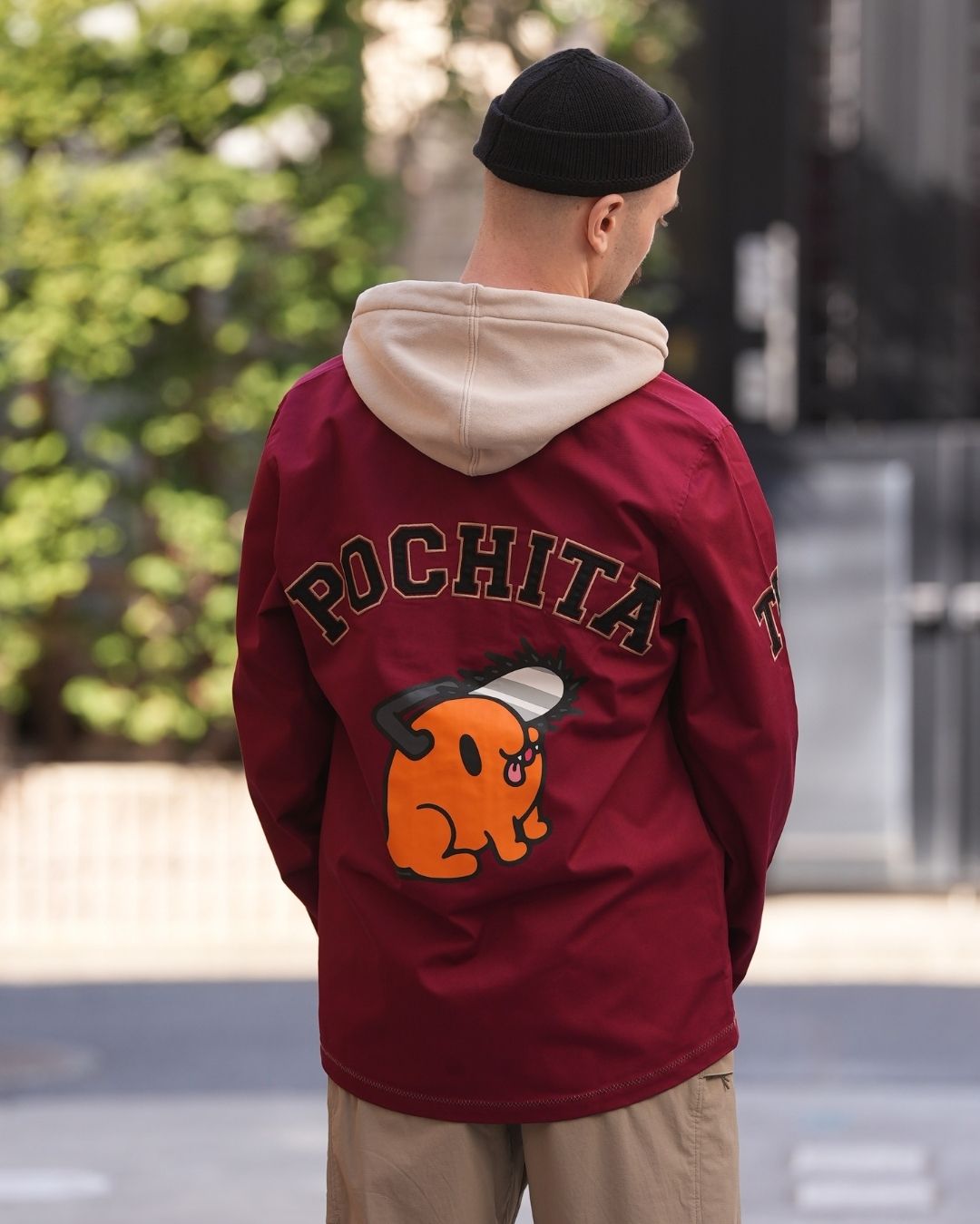Veste Baseball Chainsaw Man - Pochita Red