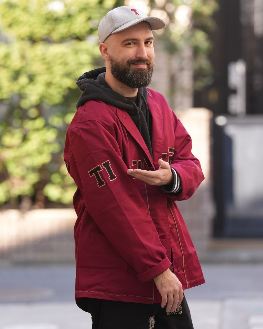 Veste Baseball Chainsaw Man - Pochita Red