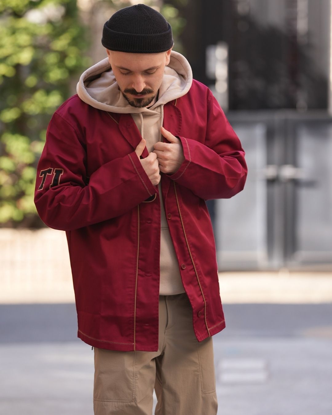 Veste Baseball Chainsaw Man - Pochita Red