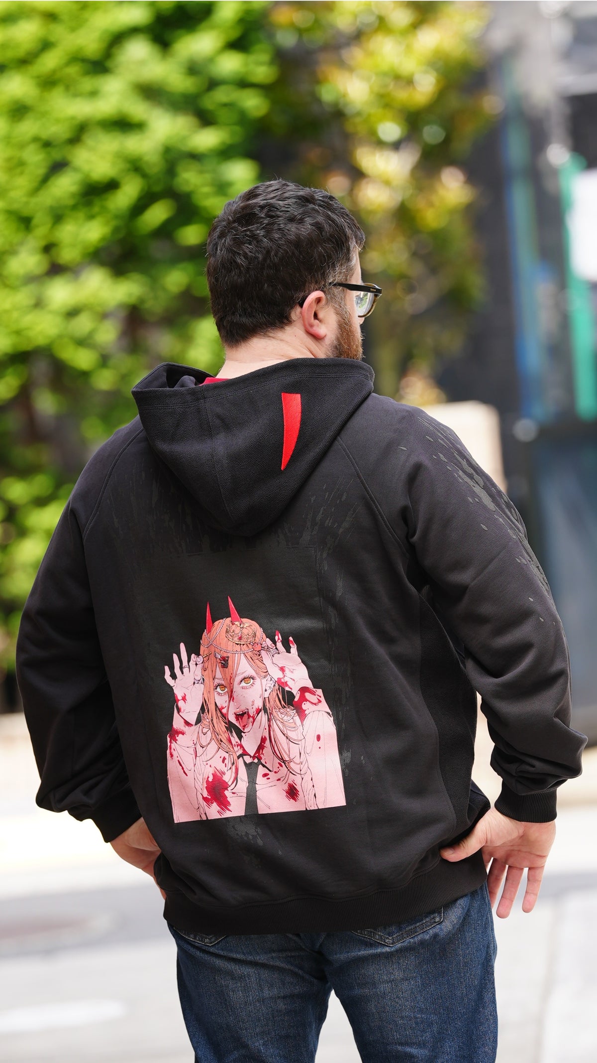 Hoodie Power Black