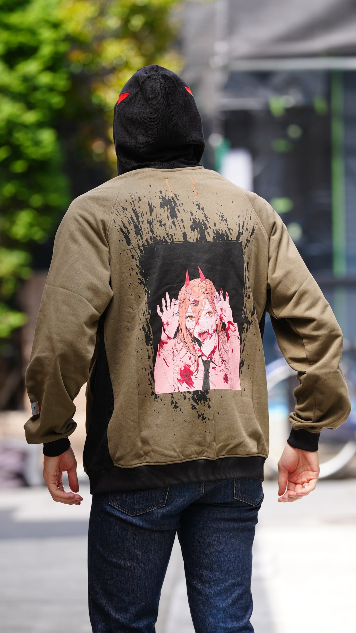 Hoodie Power Kaki