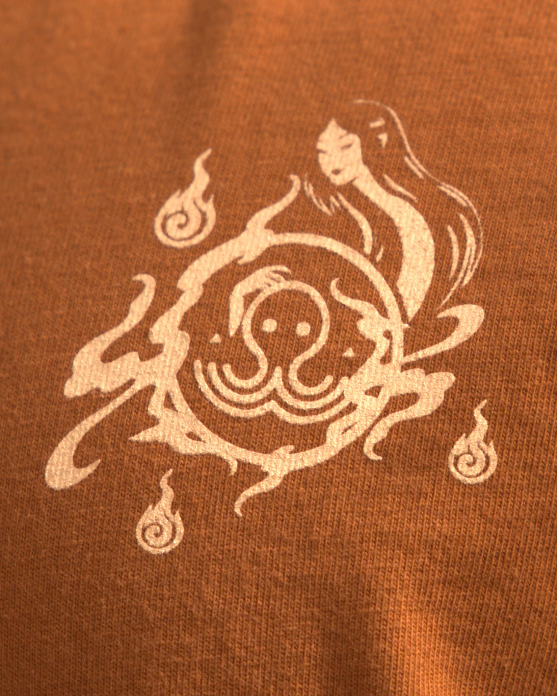 T-shirt Hyakki Yagyō – Brun
