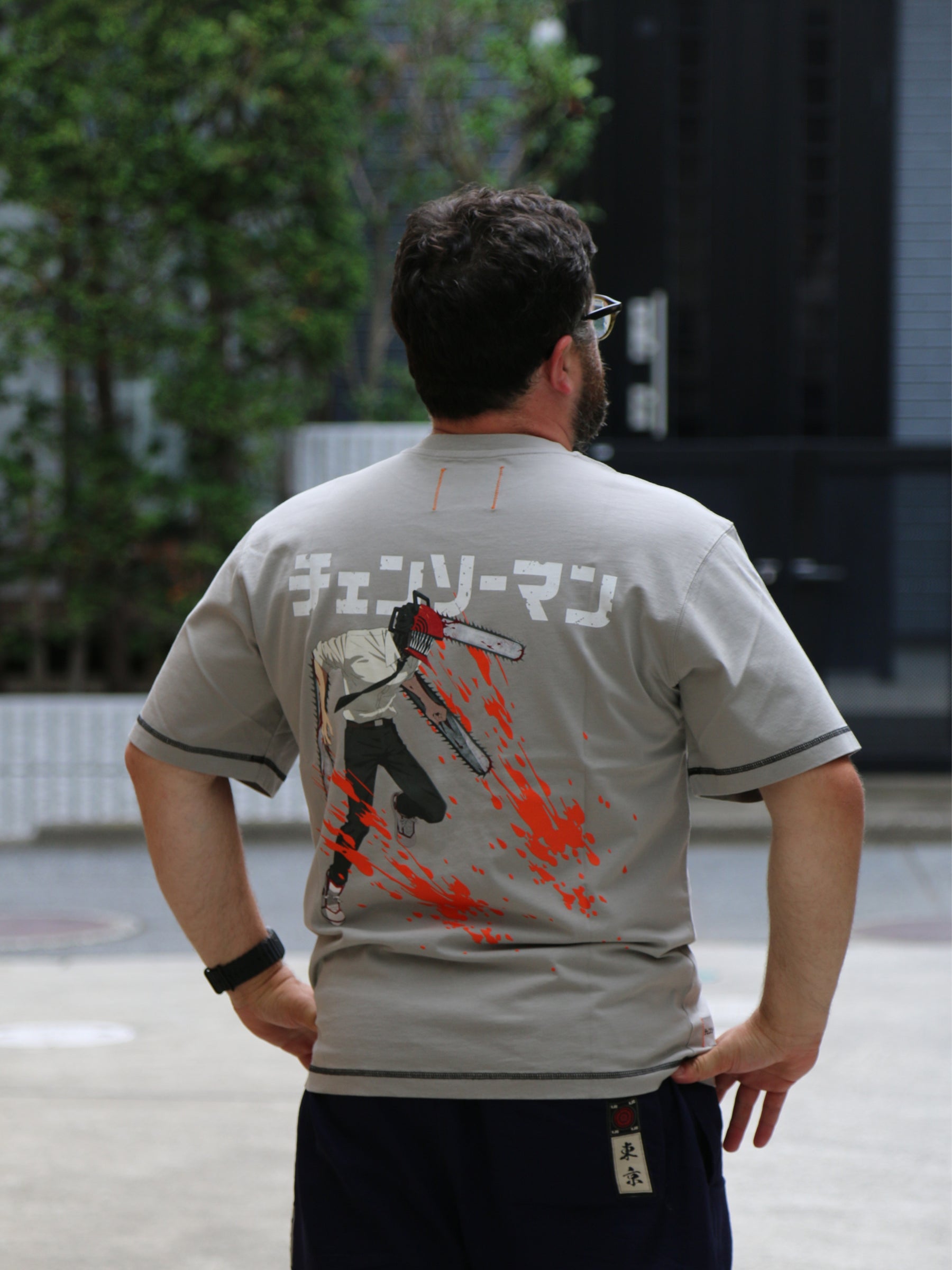 T-shirt Denji Gris - Collection Chainsaw Man