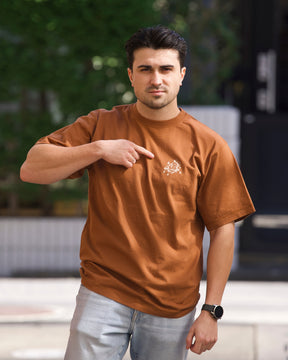 T-shirt Hyakki Yagyō – Brun