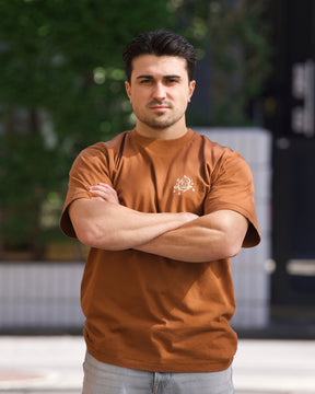 T-shirt Hyakki Yagyō – Brun
