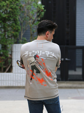 T-shirt Denji Gris - Collection Chainsaw Man