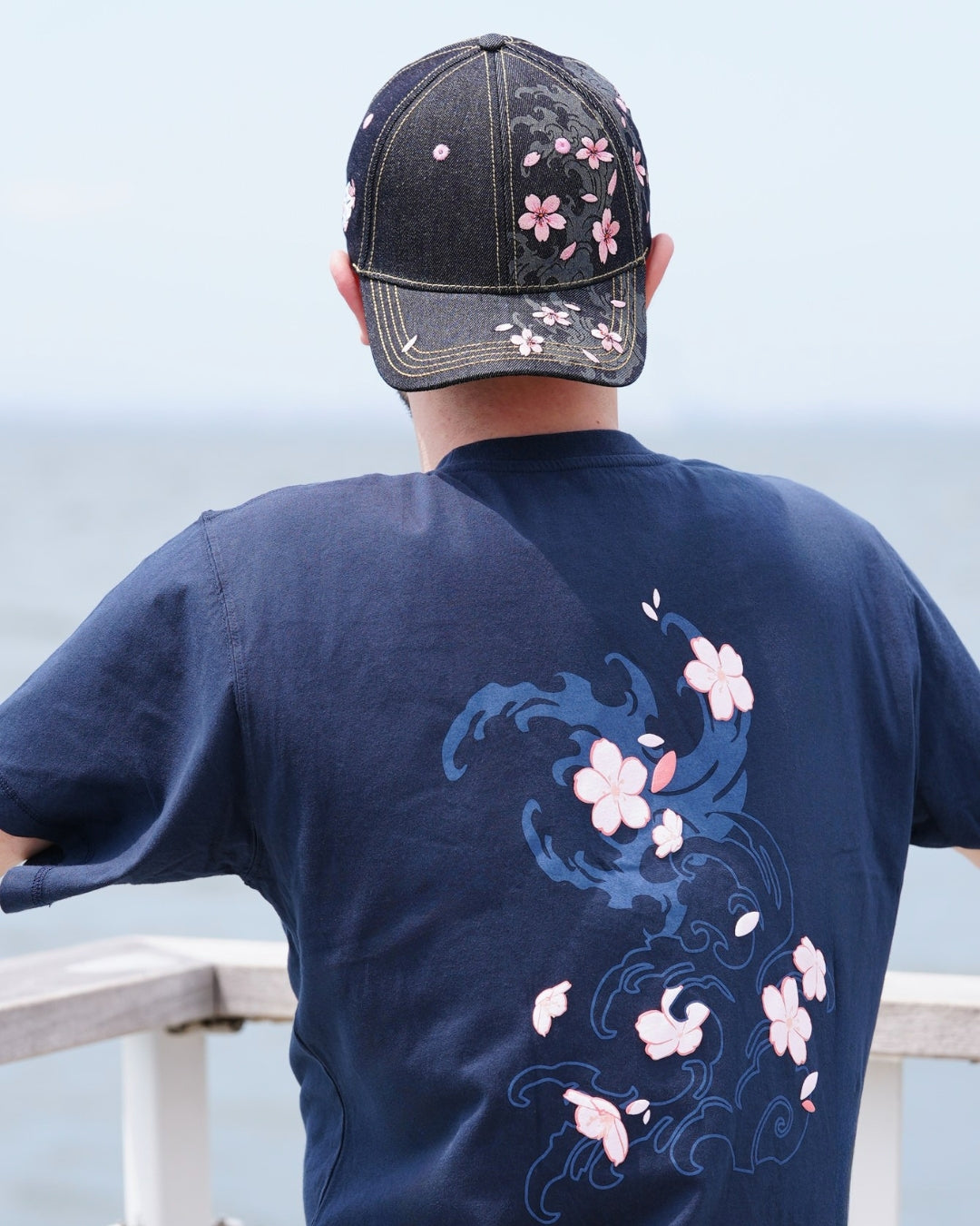 T-shirt Sakura - Bleu (3 participations)