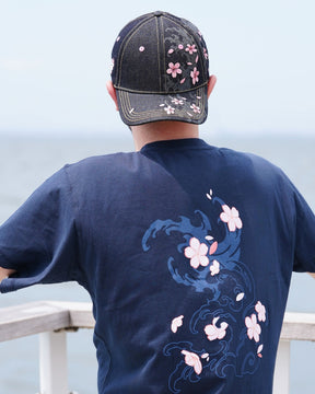 T-shirt Sakura - Bleu (3 participations)