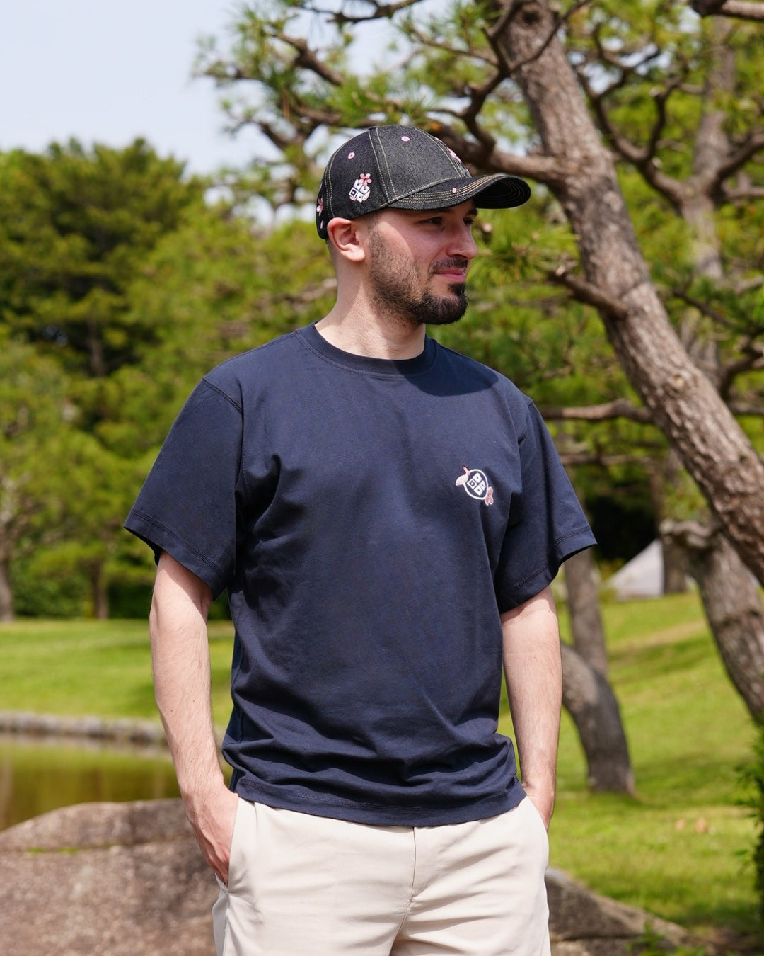 T-shirt Sakura - Bleu (3 participations)