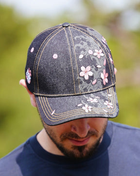 Casquette Sakura - Denim