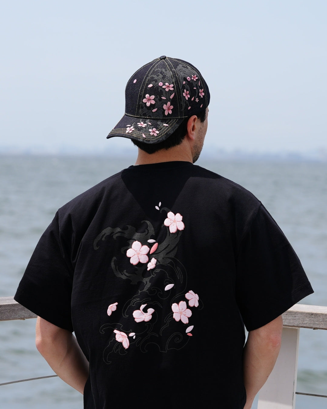 T-shirt Sakura - Noir