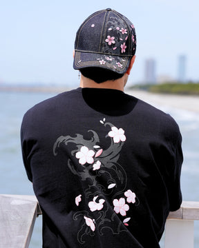 T-shirt Sakura - Noir