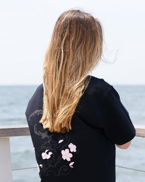 T-shirt Sakura - Noir