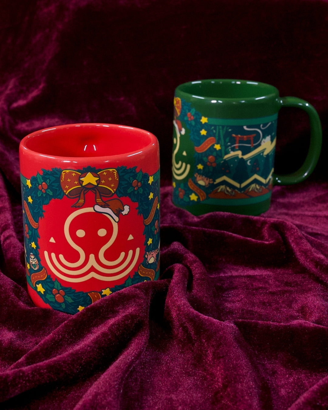 Mug noël rouge