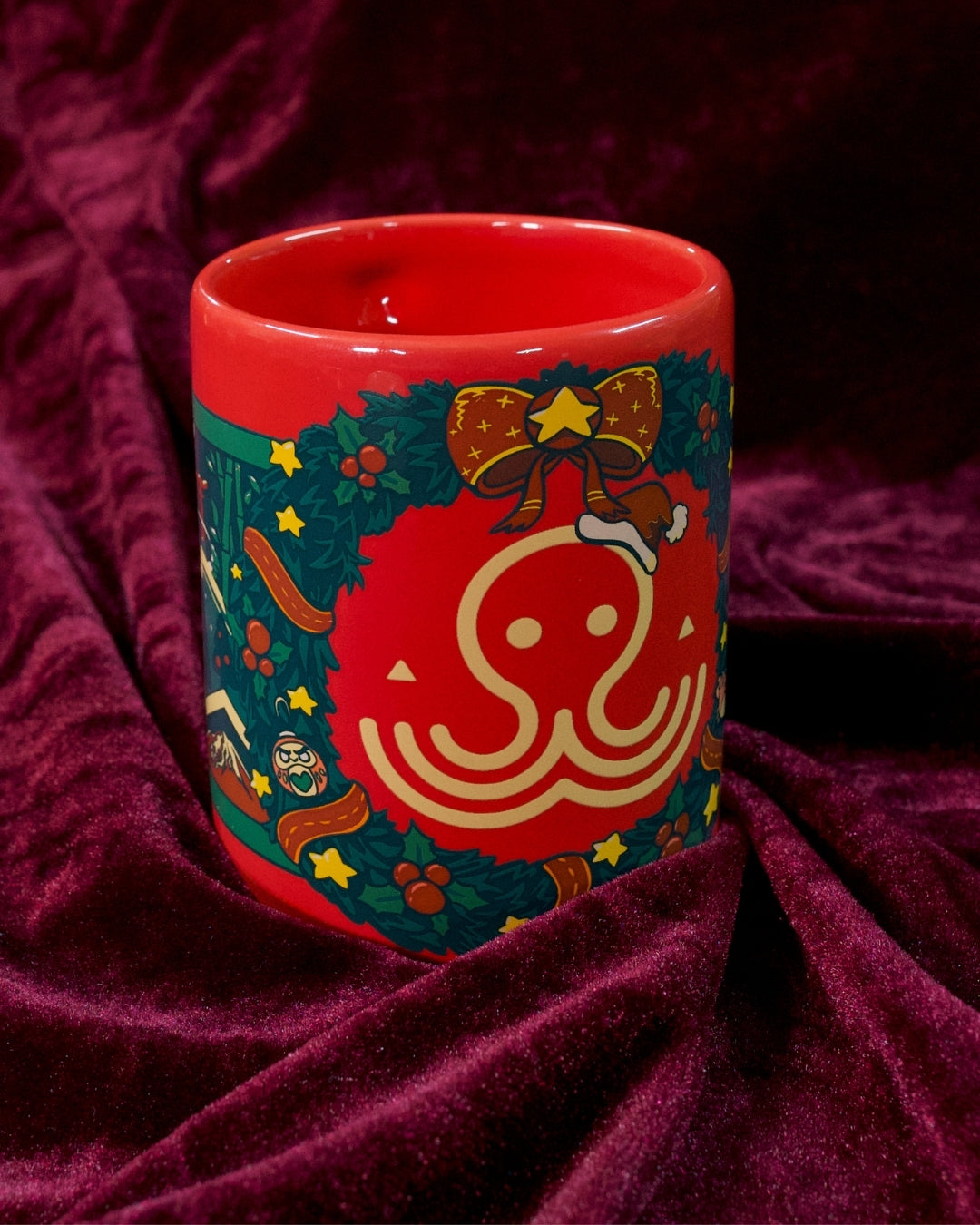Mug noël rouge