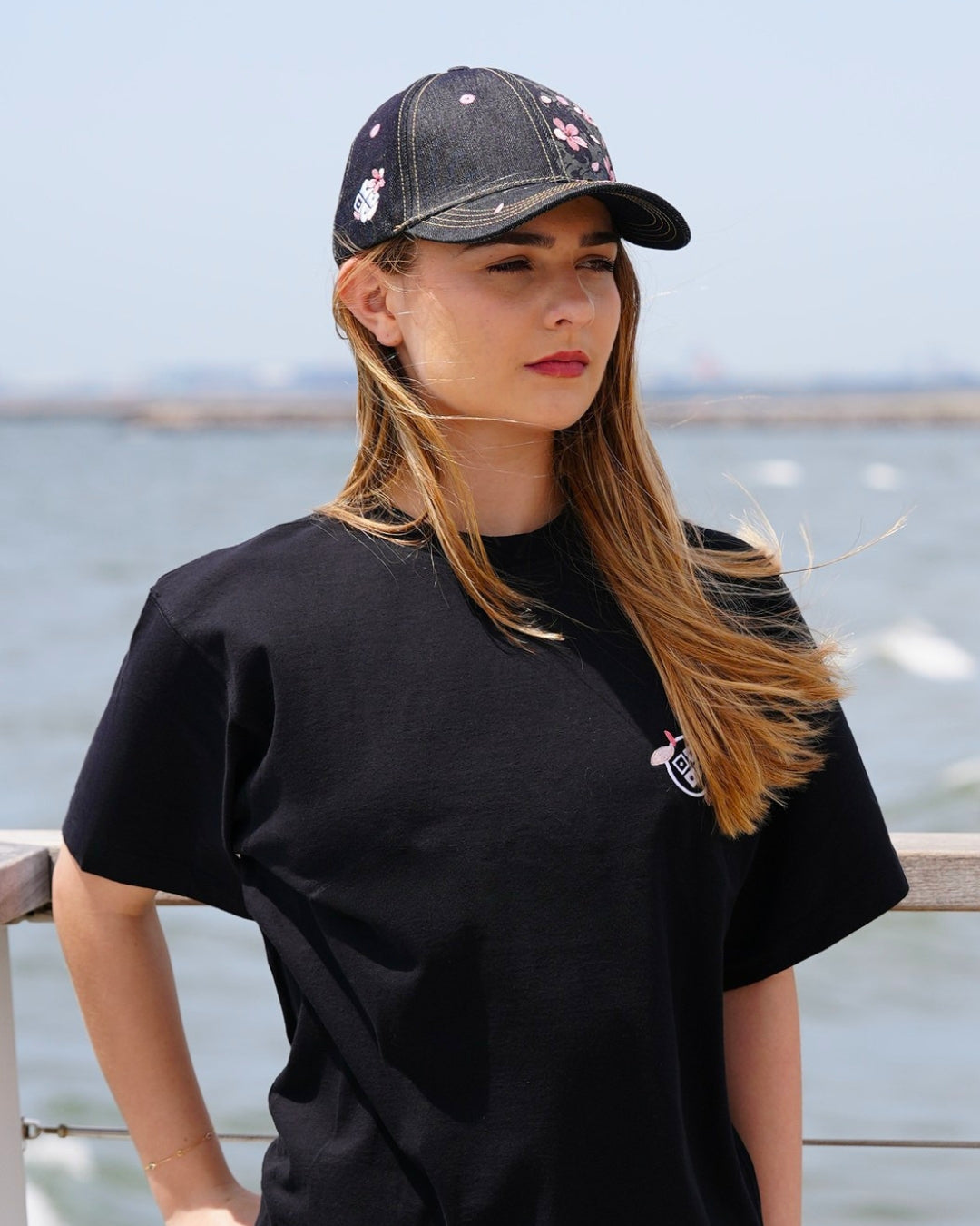 T-shirt Sakura - Noir